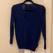 J. Crew Sweaters | Jcrew Navy V Neck Sweater Xs | Color: Blue | Size: Xs