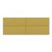 Latitude Run® Panelist Modern Padded Headboard - Set of Wall Mounted Panels Upholstered in Yellow | 30 W x 2.5 D in | Wayfair