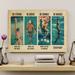 Trinx Swimming - Be Badass Everyday Gallery Wrapped Canvas - Sports Motivational Illustration Decor, Blue & Home Decor Canvas in Brown | Wayfair