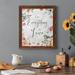 Wexford Home Spring Bird Love - Picture Frame Textual Art on Canvas Canvas, Solid Wood in Black/Blue/Green | 24 H x 18 W x 1.5 D in | Wayfair