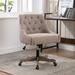 Latitude Run® Linen Task Chair Upholstered in Brown/Gray | 31.89 H x 21.26 W x 25.59 D in | Wayfair 5EA0D44F37DA482880D9A20C41A2CCB2
