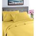 Eider & Ivory™ Gerry Deep Pocket Striped Sateen Sheet Set Microfiber/Polyester in Yellow | California King | Wayfair