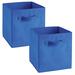 ClosetMaid Cubeicals Fabric Bin Fabric in Black/Blue/Brown | 11 H x 10.5 W x 10.5 D in | Wayfair 11511