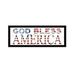 The Holiday Aisle® CIN2020A-God Bless America By Cindy Jacobs, Ready To Hang Framed Paper, Glass in Brown | 1 D in | Wayfair