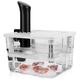 7 in 1 Sous Vide Container 12L with Lid & Rack, Large Kitchen Food Storage Container Compatible with Most Sous Vide Cookers for Kitchen Sous Vide Food Prep Storage