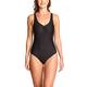 Zoggs Women's Marley Scoopback Black 32 One Piece Swimsuit