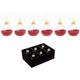 YöL 72 Place Cards Holders Star Confetti Christmas Dinner Party Accessories Red