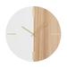 Juniper + Ivory CosmoLiving by Cosmopolitan 24 In. x 24 In. Contemporary Wall Clock Brown MDF - 61492