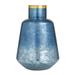 Juniper + Ivory 14 In. x 10 In. Coastal Vase Blue Glass - 76031