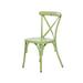 Juniper + Ivory Grayson Lane Set of 2 35 In. x 20 In. Farmhouse Outdoor Dining Chair Green Iron - 33278