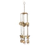 Juniper + Ivory 18 In. Eclectic Windchime Brass Metal - 26312