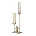 Juniper + Ivory 33 In. x 9 In. Modern Accent Lamp Silver Iron - 29661