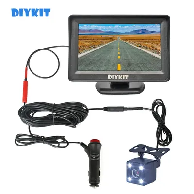 DIYPeugeot-Caméra de recul LED pour voiture système de stationnement vidéo moniteur de voiture