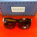 Gucci Accessories | Gucci 3718s Sunglasses Tortoise Shell And Gold | Color: Brown/Gold | Size: Os