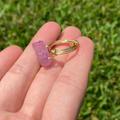 Brandy Melville Jewelry | Handmade Crystal Rings | Color: Gold/Purple/Silver | Size: Os