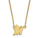 Women's Miami Marlins 18'' 10k Yellow Gold Small Pendant Necklace