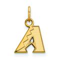 Women's Arizona Diamondbacks 14k Yellow Gold Extra Small Pendant