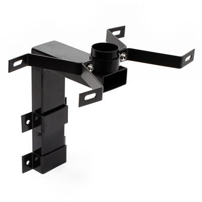 Wiltec - Wandhalterung schwarz 50 x 120 x 250 mm für us Mailbox, amerikanischer Briefkasten mit Image