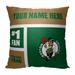 The Northwest Group Boston Celtics 18'' x Colorblock Personalized Throw Pillow