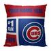 The Northwest Group Chicago Cubs 18'' x Colorblock Personalized Throw Pillow