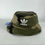 Adidas Accessories | Adidas Camouflage Green Bucket Hat Osfm Unisex Nwt | Color: Green/Tan | Size: Os