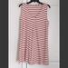Madewell Dresses | Madewell V-Neck Casual Dress | Color: Cream/Red | Size: L