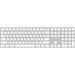 Apple Magic Keyboard with Touch ID and Numeric Keypad (White Keys) MK2C3LL/A