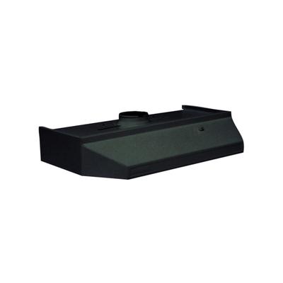 Ventline Ph Series Smooth 120V AC Range Hood - 12in x 20in Black PH62-S20BC-2