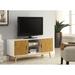 Convenience Concepts Oslo 55" TV Stand with Storage Cabinets and Shelves