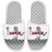 Men's ISlide Trey Lance White San Francisco 49ers 2021 NFL Draft Tonal Pop Slide Sandals