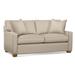 Braxton Culler Gramercy Park 81" Square Arm Sleeper w/ Reversible Cushions Other Performance Fabrics in White/Brown | 38 H x 81 W x 40 D in | Wayfair Sofas