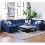 Gray Sectional - Braxton Culler Oliver 138" Wide Revolution Performance Fabrics® Corner Sectional Polyester/Revolution Performance Fabrics®/Cotton/Other Performance Fabrics | Wayfair