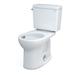 TOTO Drake® 1.28 GPF Water Efficient Round Two-Piece Toilet w/ Tornado Flush (Seat Not Included), in White | Wayfair CST775CEFG#01