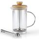 BEEM Coffee Press Kaffeebereiter - 0,35 l für 2-3 Tassen | French Press | Kleine Kaffeepresse mit Dosierlöffel | Glaskanne mit Bambusdeckel und Edelstahlfilter