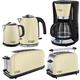 Russell Hobbs Colours Plus+ Cream Frühstückset Toaster, Wasserkocher und Kaffeemaschine