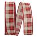 The Holiday Aisle® Plaid Ribbon Fabric in Red | 1.5 H x 720 W x 1.5 D in | Wayfair B4EE4046EC4B4AE580B5469FD9B0D8BC