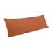 Latitude Run® Oys Down Blend Rectangular Lumbar Pillow Down/Feather/Linen in Orange | 14 H x 48 W x 5 D in | Wayfair