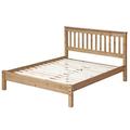 Union Rustic Akmini Solid Wood Platform Bed Wood in Brown/Green | 39.37 H x 78.11 D in | Wayfair 71FDE9EAA8424DB9B64ED38115F4162A