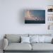 Breakwater Bay Lighthouse 7 by Dennis Frates - Wrapped Canvas Photograph Canvas, Wood in Black/Blue/Gray | 16 H x 24 W x 2 D in | Wayfair