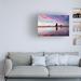 Highland Dunes Reflections 7 by Dennis Frates - Wrapped Canvas Photograph Canvas, Wood in White | 30 H x 47 W x 2 D in | Wayfair