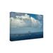 Highland Dunes Rock Formation 1 by Dennis Frates - Wrapped Canvas Photograph Canvas, Wood in Blue/White | 12 H x 19 W x 2 D in | Wayfair