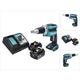 Makita - dfs 452 rf Akku Schnellbauschrauber 18 v Brushless + 2x Akku 3,0 Ah + Ladegerät