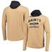 Men's New Era Gold/Black Orleans Saints Active Block Hoodie Long Sleeve T-Shirt