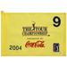 PGA TOUR Event-Used #9 Yellow Pin Flag from THE Championship on November 4th to the 7th 2004