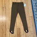 Free People Pants & Jumpsuits | Free People Nwt Olive Green Leggings Tights Xs | Color: Black/Green | Size: Xs