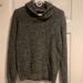 American Eagle Outfitters Sweaters | American Eagle Xs Extra Small Grey Pull Over Knitted Cotton Shawl Neck Sweater | Color: Black/Gray | Size: Xs