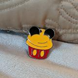 Disney Accessories | Disney Pin Winnie The Pooh Cupcake | Color: Red/Yellow | Size: Osbb