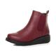 AJVANI low wedge heel zip stretch comfort chelsea boots size 4 37