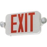 Lithonia Lighting Ecrg Thermoplastic Surface-Mounted LED Exit Sign Thermoplastic in Red/White | 7.24 H x 2.05 W x 16.46 D in | Wayfair ECRG RD M6