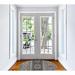 KAVKA DESIGNS Kucci Neutral 60" x 60" Indoor Door Mat Synthetics in Gray | Wayfair MWIDM-17299-5X5-KAV1739